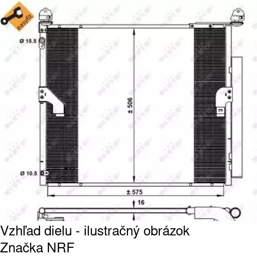 Chladiče klimatizácie POLCAR 8181K8C1