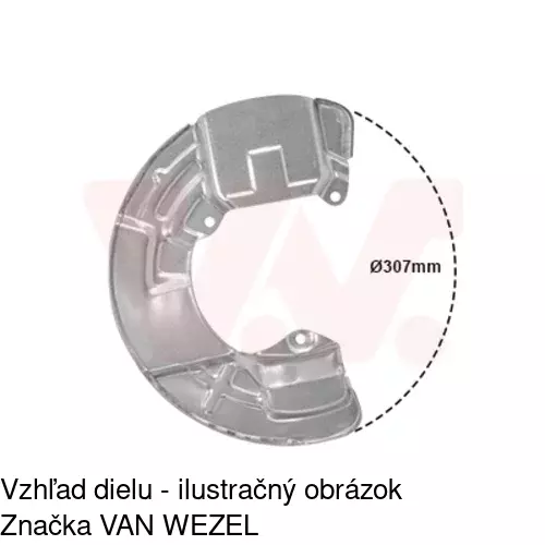 Brzdovy štít POLCAR 9080OT-1 - obr. 4