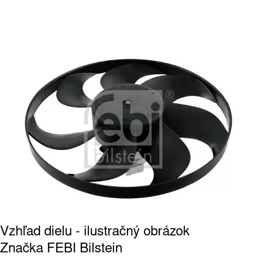 Ventilátor bez krytu / podpery POLCAR 952423U1-Q - obr. 4