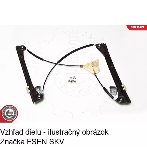 Elektrický mechanizmus okna dverí POLCAR 9525PSE6A - obr. 4