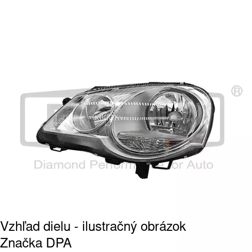 Hlavný reflektor POLCAR 952709-H - obr. 2