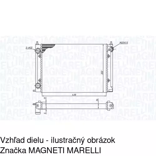 Chladiče vody POLCAR 953408A2