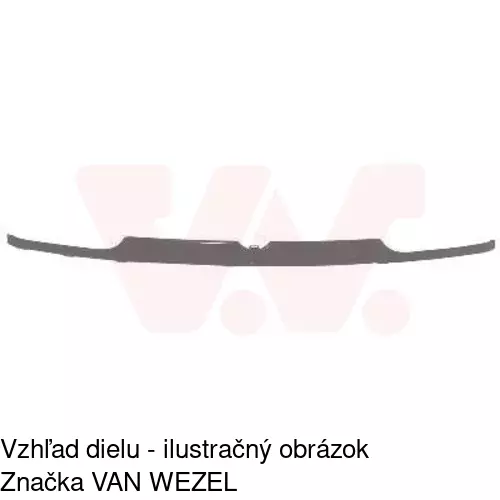 Lišta masky POLCAR 953806 - obr. 1