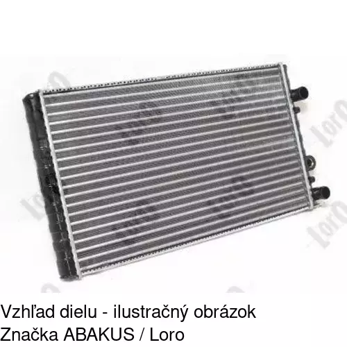 Chladiče vody POLCAR 953808A6 - obr. 3