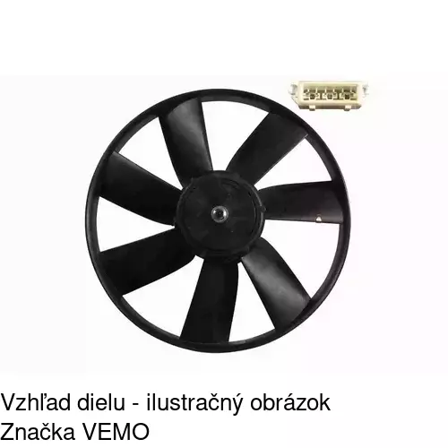 Ventilátor bez krytu / podpery POLCAR 953823U3 - obr. 1