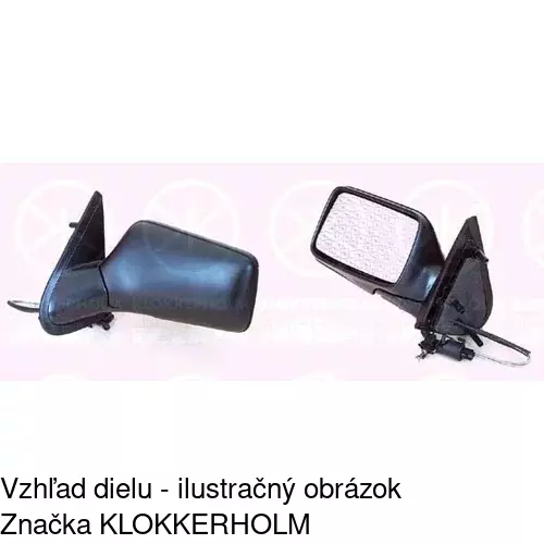 Vonkajšie zrkadlo POLCAR 9538511E - obr. 2