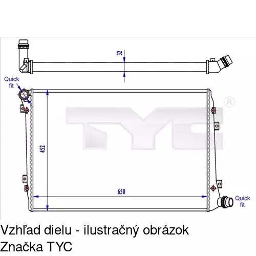 Chladiče vody POLCAR 955508-2