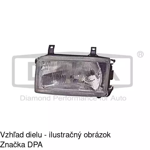 Hlavný reflektor POLCAR 9566090E - obr. 2