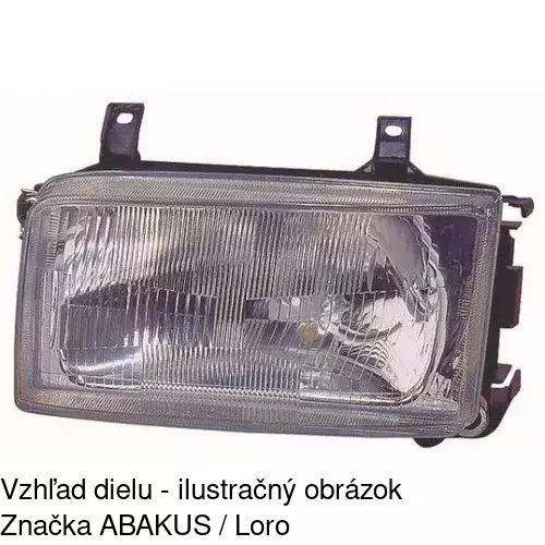 Hlavný reflektor POLCAR 956610-E - obr. 4