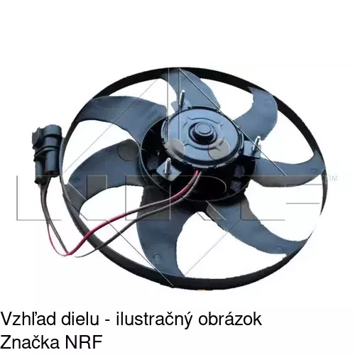 Ventilátor bez krytu / podpery POLCAR 956623U5 - obr. 3