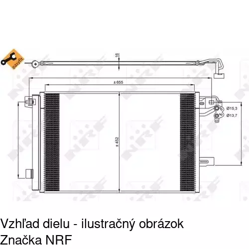 Chladiče klimatizácie POLCAR 9569K8C1