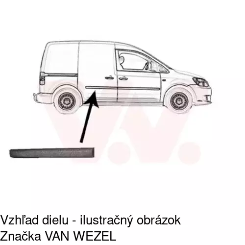 Lišta dverí POLCAR 95750042