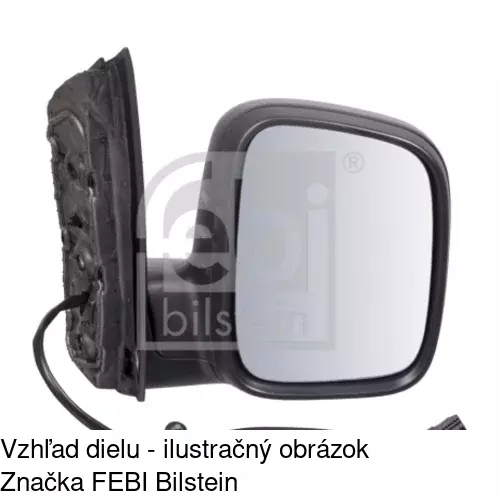 Vonkajšie zrkadlo POLCAR 9575524E - obr. 2