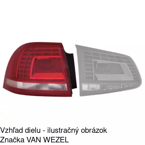 Zadné svetlo POLCAR 9582872V - obr. 1