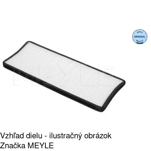 Kabínový filter s uhlíkom POLCAR S11-1019 - obr. 1