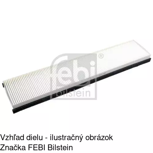 Kabínový filter s uhlíkom POLCAR S11-1020