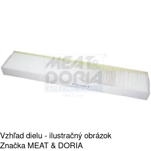 Kabínový filter s uhlíkom POLCAR S11-1021 - obr. 2