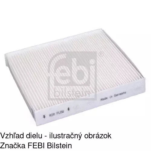 Kabínový filter s uhlíkom POLCAR S11-1026 - obr. 2