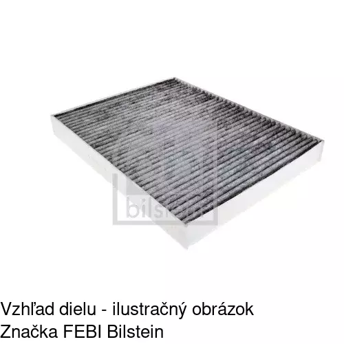 Kabínový filter s uhlíkom POLCAR S11-1050 - obr. 1