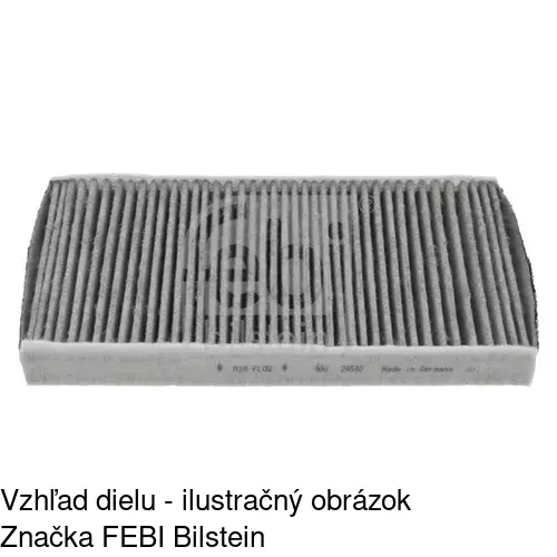 Kabínový filter s uhlíkom POLCAR S11-1053 - obr. 2