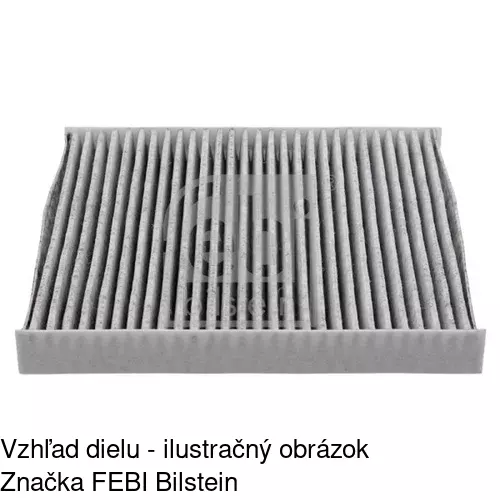 Kabínový filter s uhlíkom POLCAR S11-1066 - obr. 3