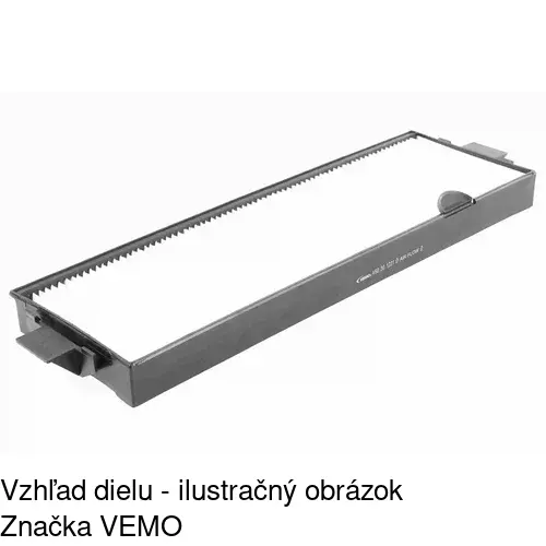 Kabínový filter s uhlíkom POLCAR S11-1073 - obr. 1