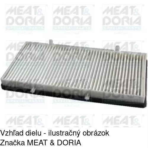 Kabínový filter s uhlíkom POLCAR S11-1094 - obr. 1