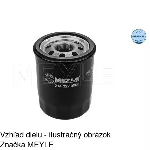 Olejový filter POLCAR S11-3008 - obr. 2