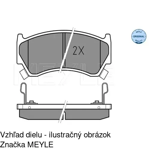 Brzdové dosky POLCAR S70-0102 - obr. 5