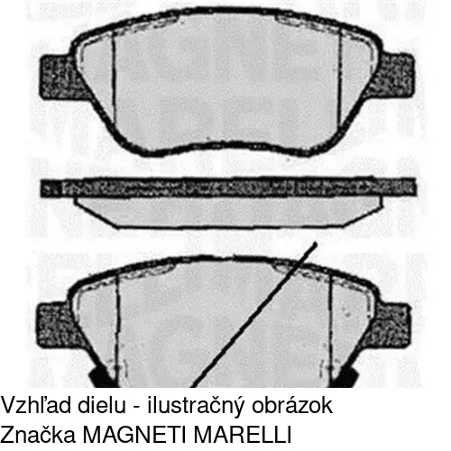 Brzdové dosky S70-0145 /POLCAR/ - obr. 5