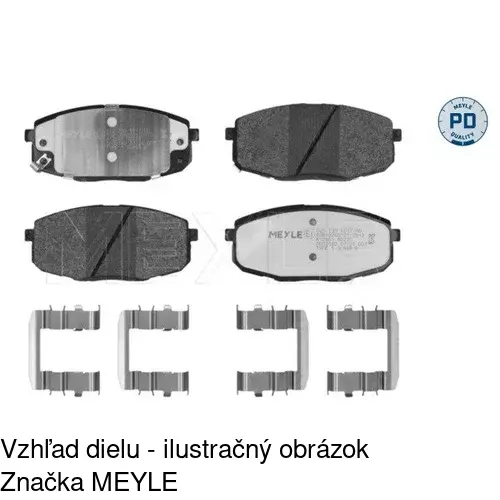 Brzdové dosky POLCAR S70-0188 - obr. 2