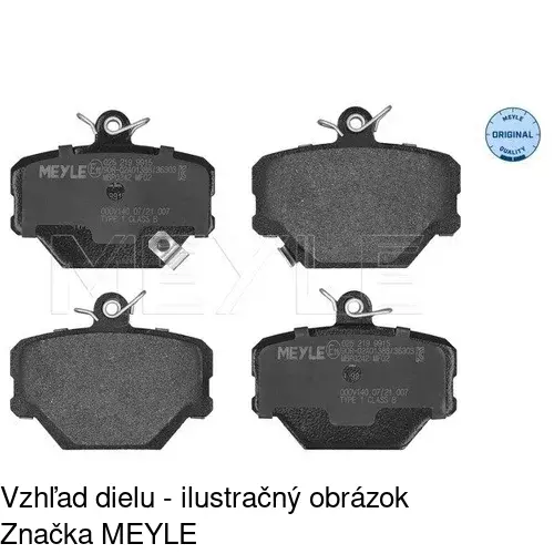 Brzdové dosky POLCAR S70-0199 - obr. 3