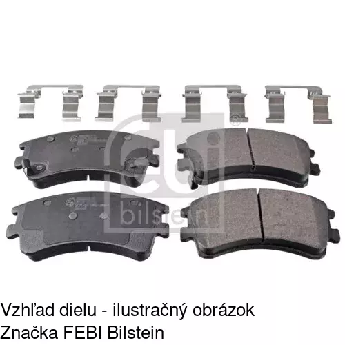 Brzdové dosky POLCAR S70-0203 - obr. 2