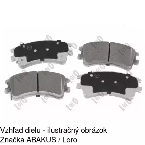 Brzdové dosky POLCAR S70-0203 - obr. 5