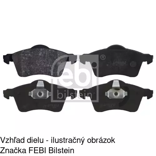 Brzdové dosky POLCAR S70-0204 - obr. 2