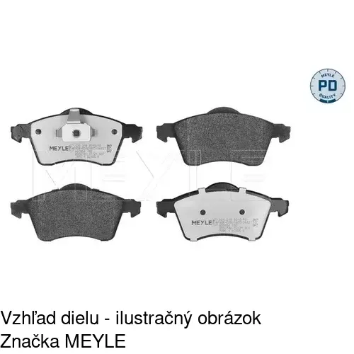 Brzdové dosky POLCAR S70-0204 - obr. 4