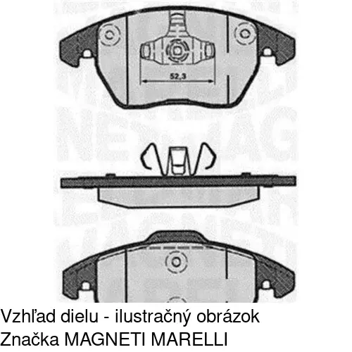 Brzdové dosky POLCAR S70-0213