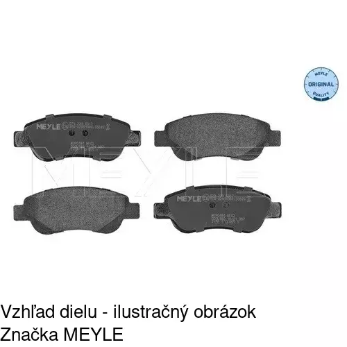 Brzdové dosky POLCAR S70-0214 - obr. 2