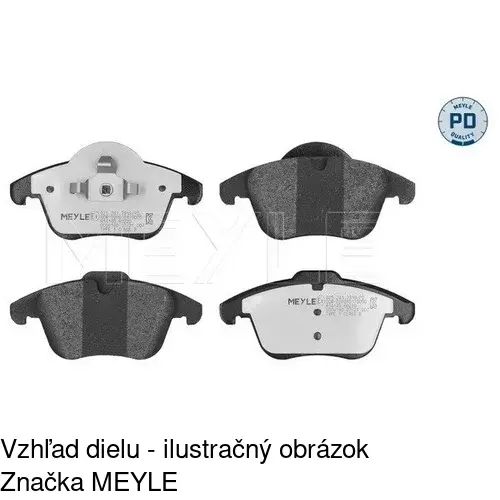 Brzdové dosky POLCAR S70-0224 - obr. 4