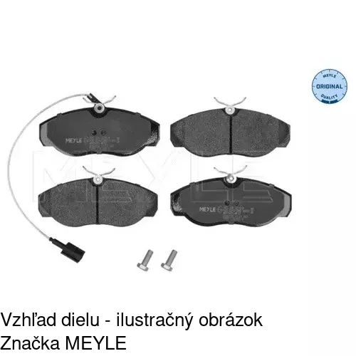 Brzdové dosky POLCAR S70-0243 - obr. 3