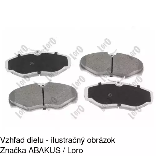 Brzdové dosky POLCAR S70-0292 - obr. 4