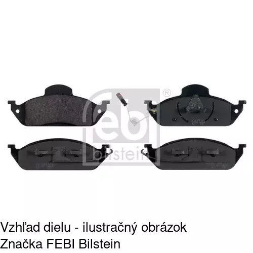 Brzdové dosky POLCAR S70-0298