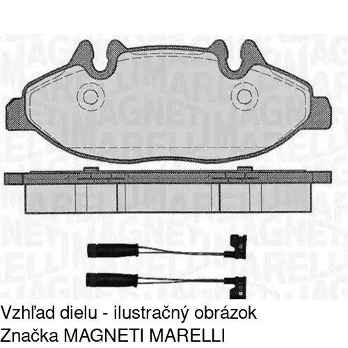 Brzdové dosky POLCAR S70-0314 - obr. 2