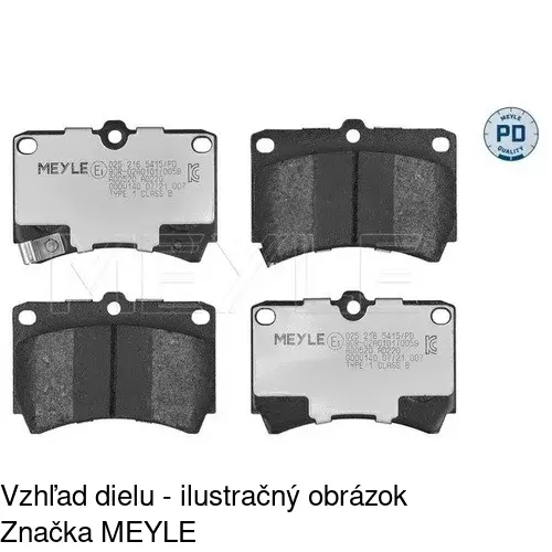 Brzdové dosky POLCAR S70-0316 - obr. 4