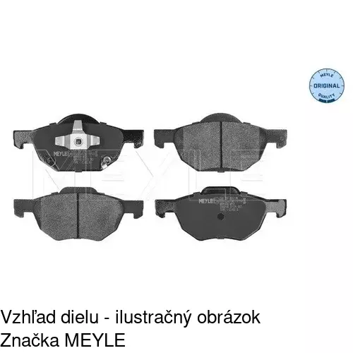 Brzdové dosky POLCAR S70-0317 - obr. 2