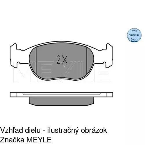 Brzdové dosky POLCAR S70-0330 - obr. 4