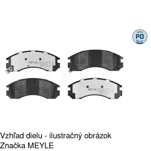 Brzdové dosky POLCAR S70-0337 - obr. 5