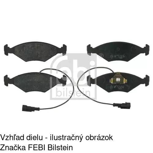 Brzdové dosky POLCAR S70-0338 - obr. 3