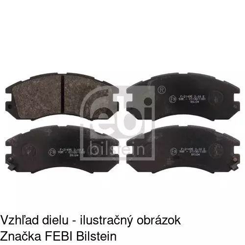 Brzdové dosky POLCAR S70-0424 - obr. 2