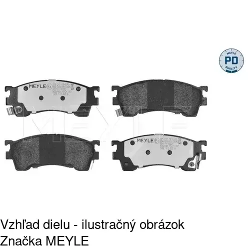 Brzdové dosky POLCAR S70-0427